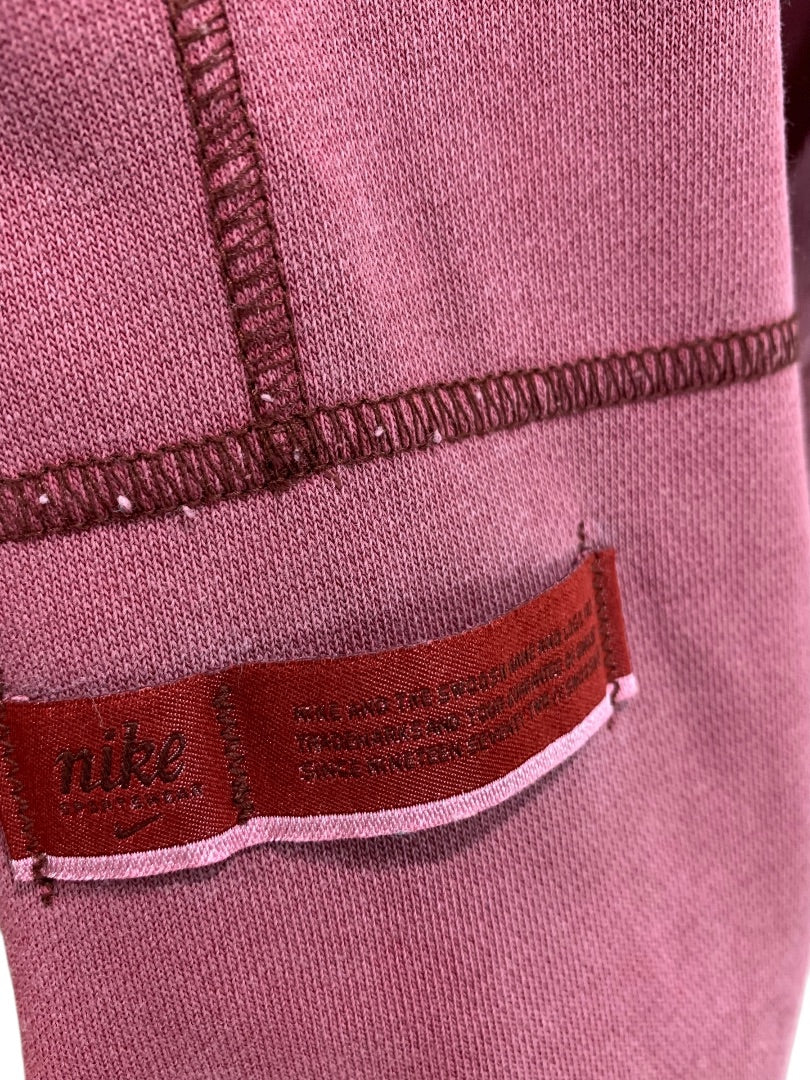 Medium Nike Mens French Terry Pullover Sweatshirt Hoodie Sweet Beet