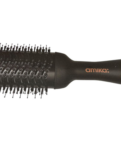 Amika Blow Dryer Brush 2-in-1 hair styling tool For customized blowout 2x SHINE