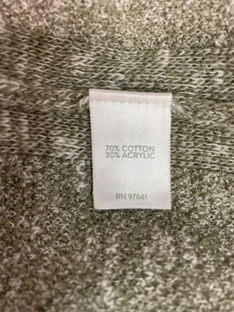 Size Large J.Jill Pure Jill Womens Gray Green Sweater Tunic Dress