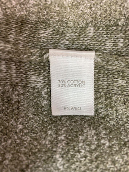 Size Large J.Jill Pure Jill Womens Gray Green Sweater Tunic Dress