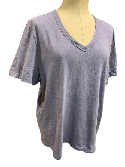 Size XL Universal Thread Purple Womens V-Neck Tshirt Short Sleeve