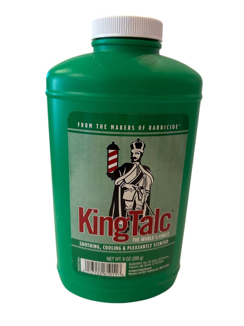 King Talc Soothing Cooling Pleasantly Scented 9oz New