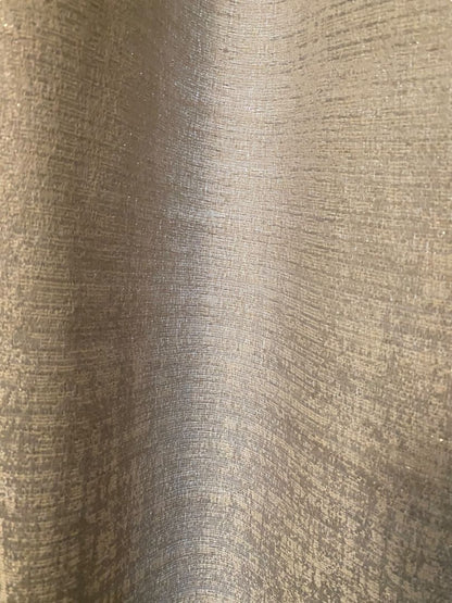 Set of 3 Studio 9 Curtain Panels Taupe Silver 96"l x 36"w