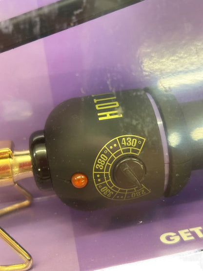 Hot Tools Professional Hair Curling Iron 1/2" 1103 Spring Gold Salon Beauty New