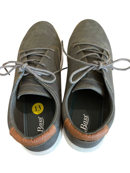 Size 13M Bass Relax Lace Up Mens Shoes 713623-K361 Charcoal Tan