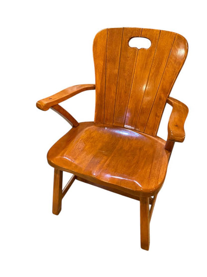 Vintage Heywood Wakefield Priscilla Cowboy Chair Sturdy Solid