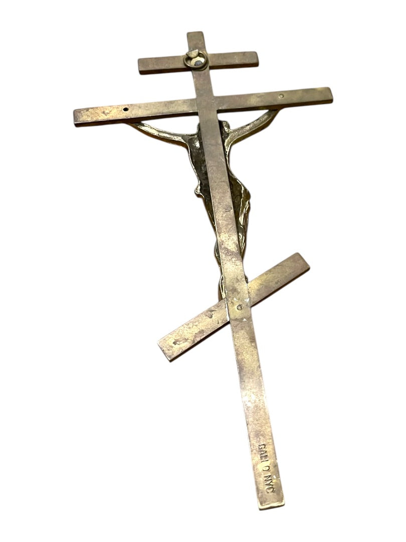 Vintage Gallo NYC Orthodox Crucifix Mid 20th Century