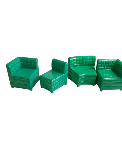1960s IDEAL Young Decorator Modular Couch Sofa Dollhouse Miniature Sectional