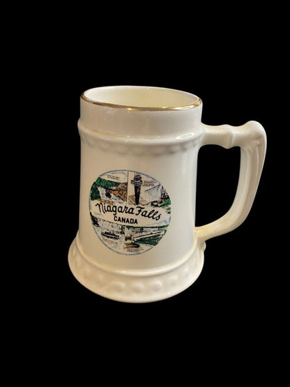 1960s Niagara Falls Canada Souvenir Beer Mug Made in USA