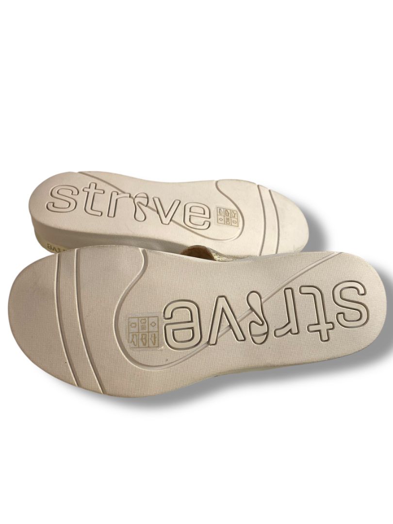 Size 8.5 Strive Womens Gold Womens Azore Sandals Comfort Walking