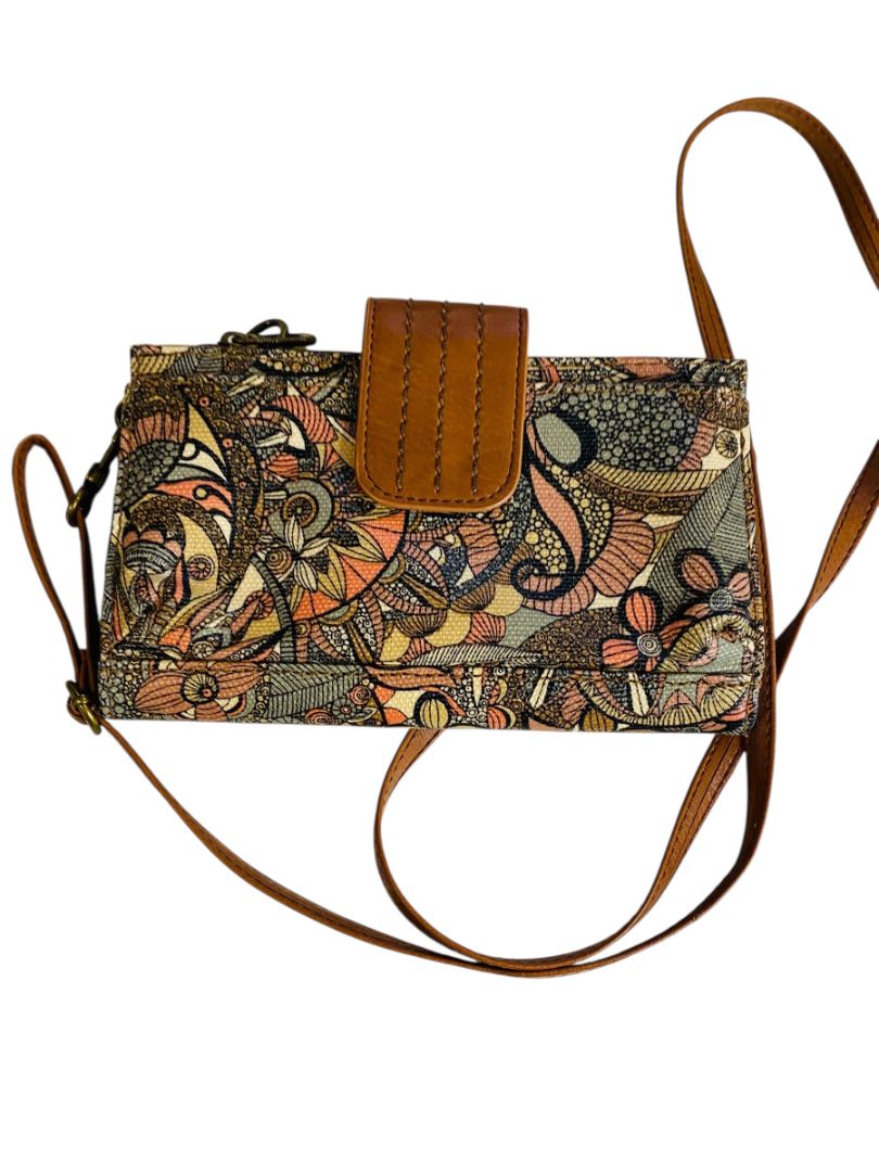 Sakroots Olympic Large Smartphone Crossbody Bag Sienna Spirit Desert