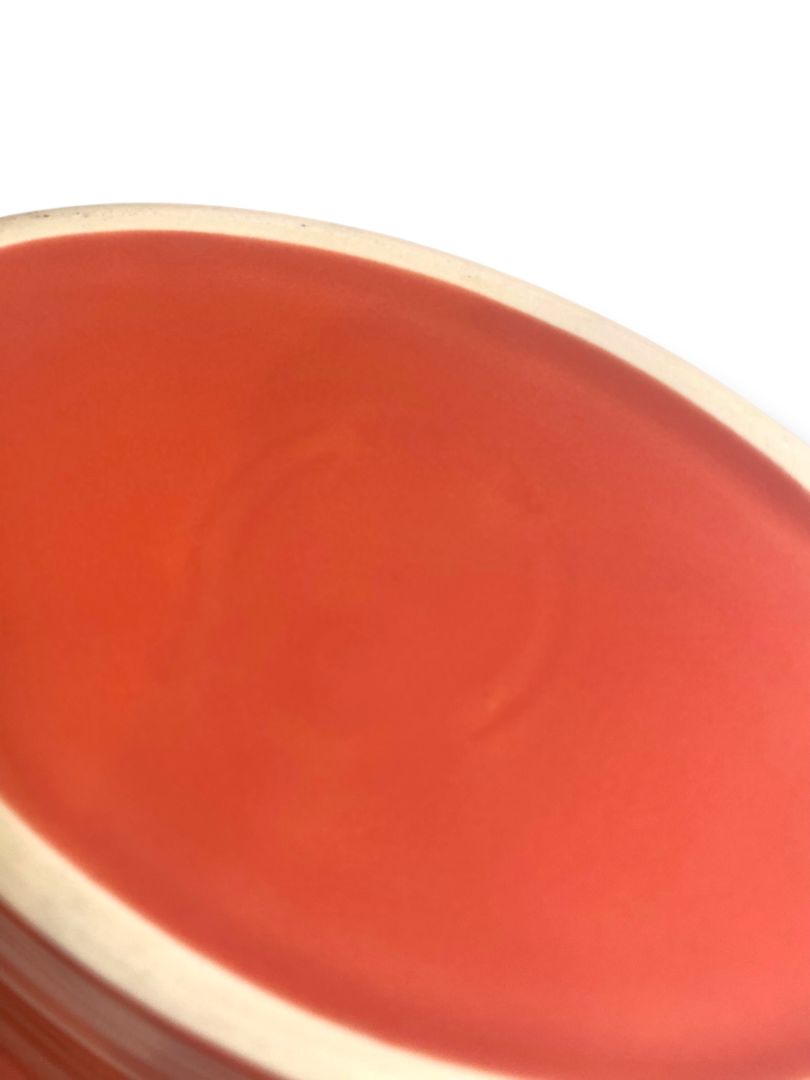 Fiesta Individual Casserole Dish Homer Laughlin 9.25" Flamingo Dark Pink