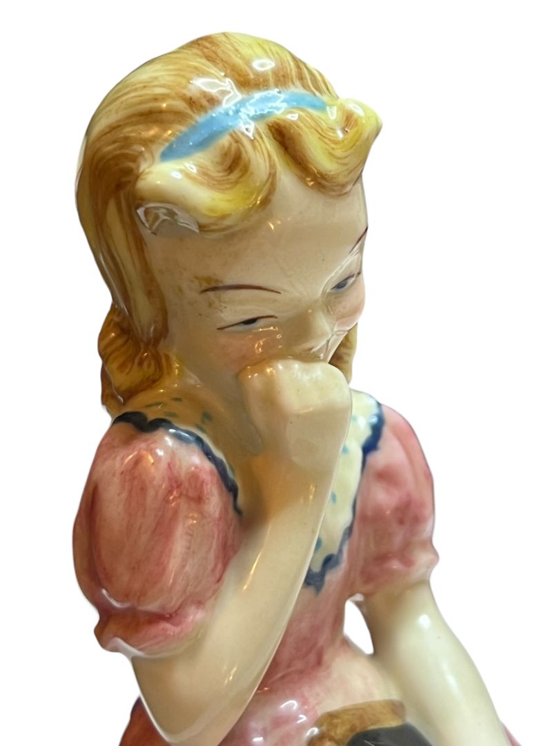 Gort American Classics Becky from Tom Sawyer Bone China Figurine