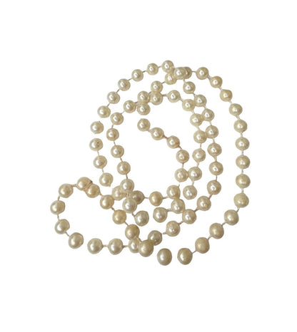Strand of Faux Pearls 30" Necklace String No Clasp
