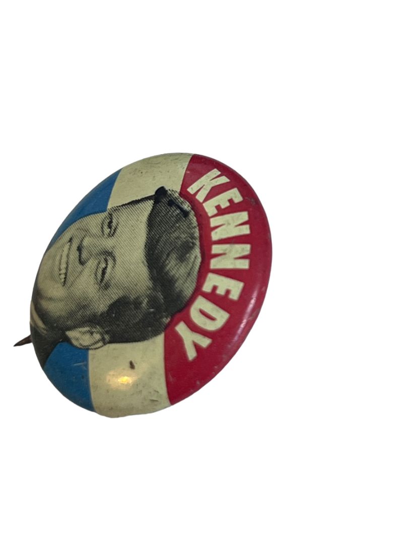 Small Vintage 1960's JFK John F. Kennedy Campaign Political Pin Pinback