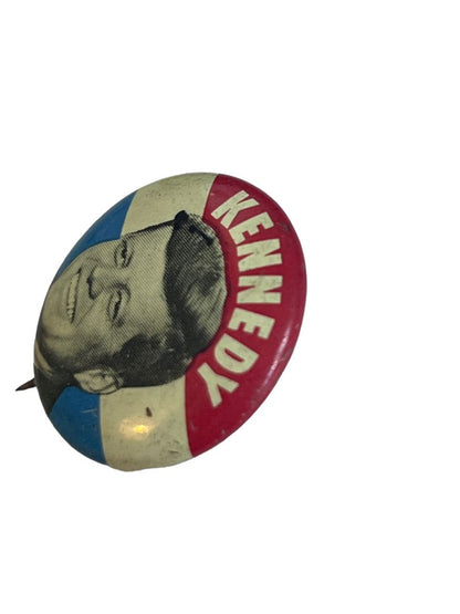 Small Vintage 1960's JFK John F. Kennedy Campaign Political Pin Pinback