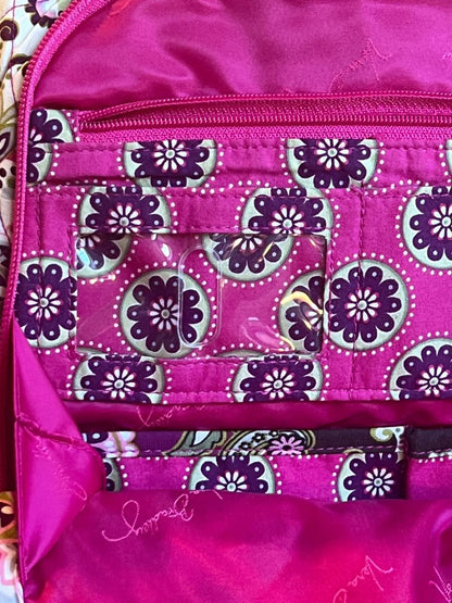 Vera Bradley Large Campus Backpack Laptop Retired Very Berry Paisley Pattern