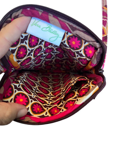 Vera Bradley Mini Hipster Crossbody Bag Carnaby Pattern Purse Floral Pink