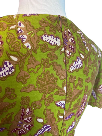 Size Medium Batik Dewi Aori Indonesia Green Dress