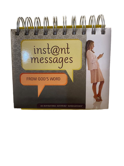 DaySpring Instant Messages from Gods Word Tabletop Spiral Bound Day Brightener