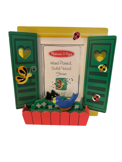 Melissa & Doug Hand-Painted Solid Wood Tabletop Frame Dimensional