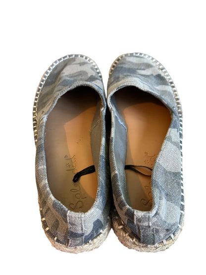 8.5 Splendid Laney Sage Camo Platform Espadrille Normcore Gorpcore Shoes