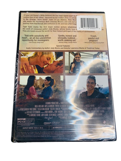 Tiger Eyes Sealed DVD Movie PG-13 New Sealed Based on Bestseller Judy Blume