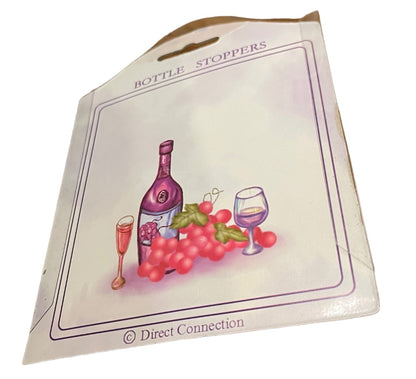 That's Kooky Snow Grapes Wine Holder with Bottle Topper Item 71279