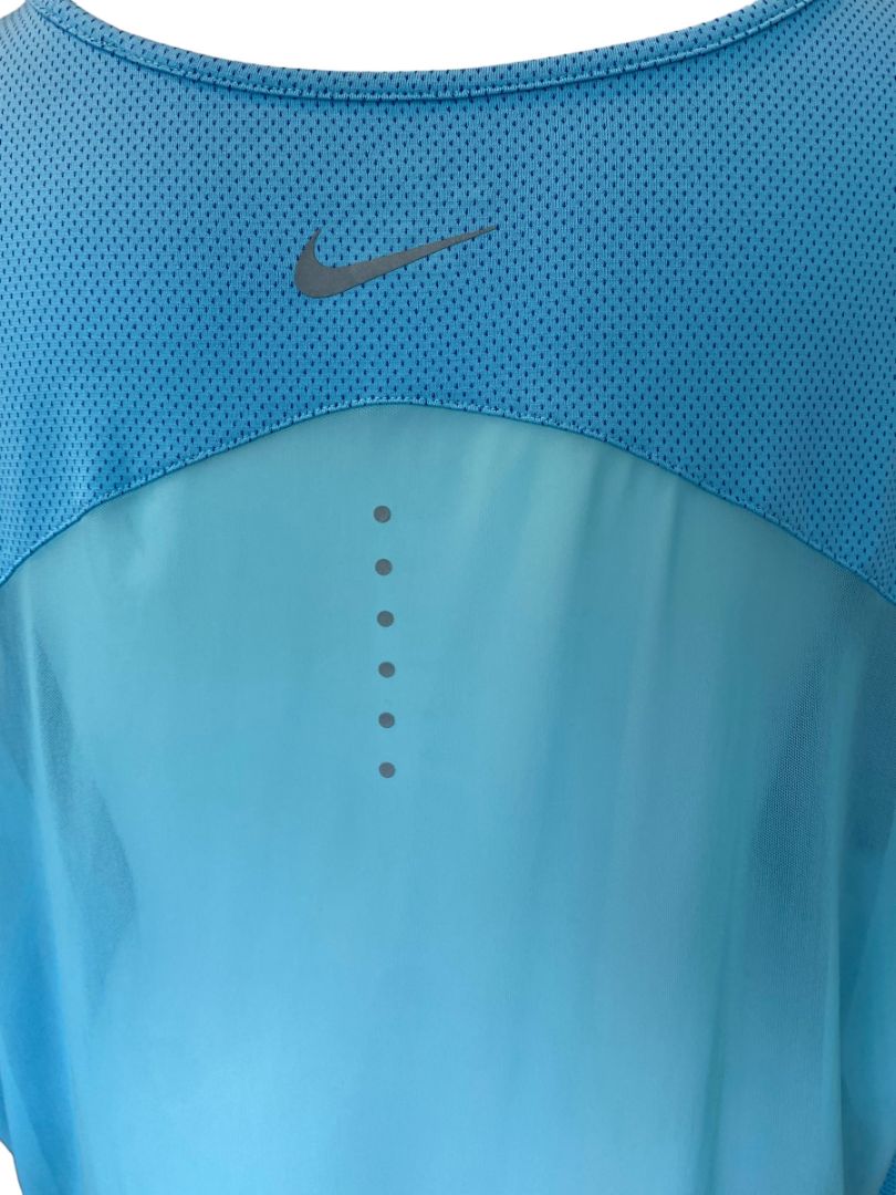 3X Nike Zonal Cooling Blue Mesh Back Workout Shirt Athletic