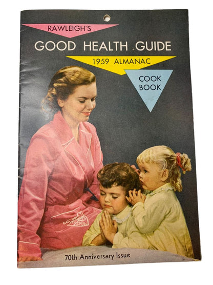 Rawleigh's 1959 Almanac Good Health Guide Cook Book Pamphlet 70th Anniversary Issue