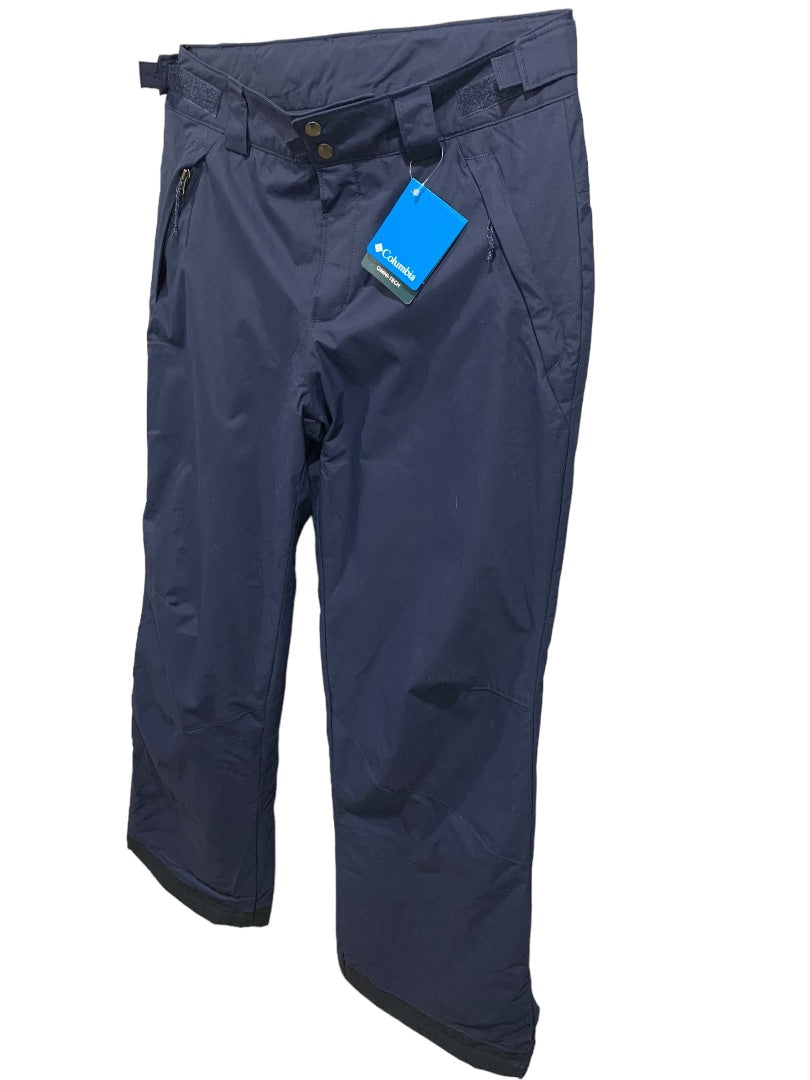 Medium Columbia Mens New Arctic Trip Omni-Heat Snow Pant Navy Blue