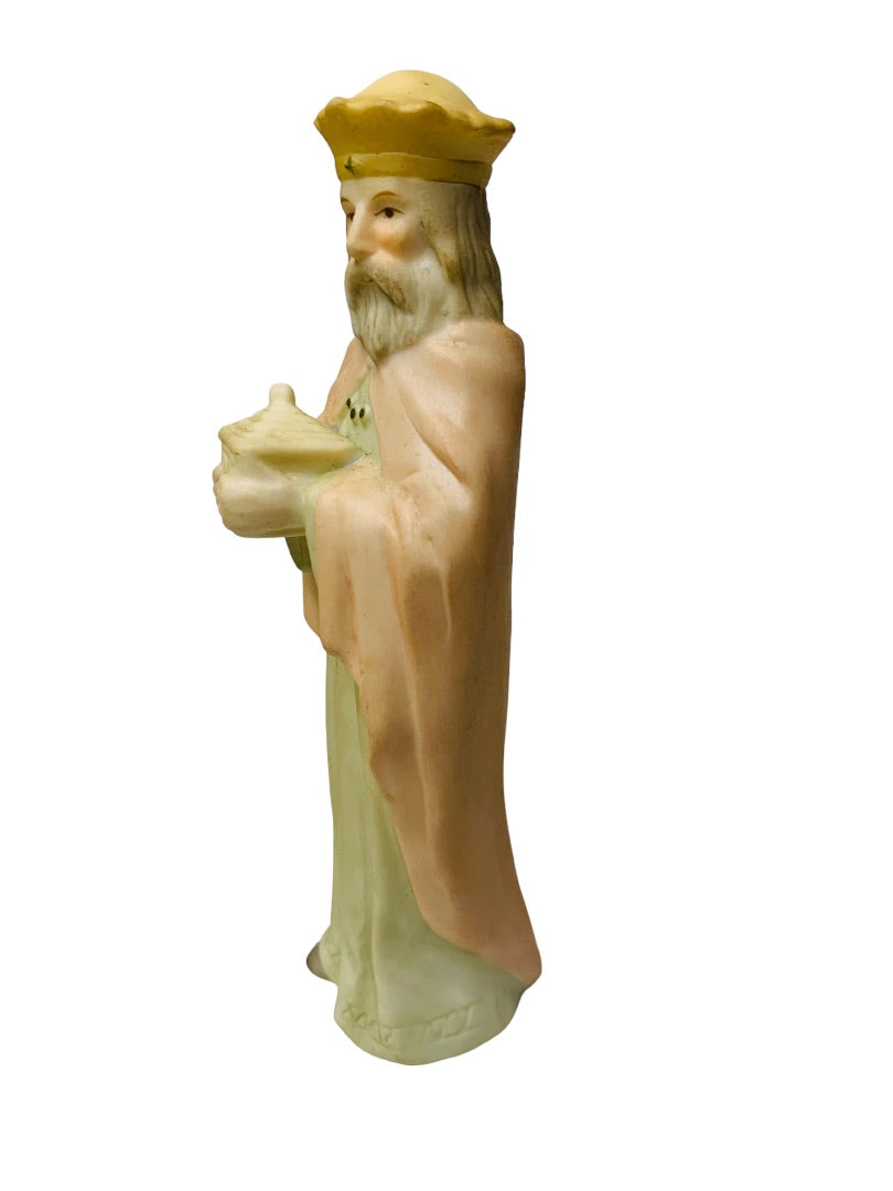 Lefton 1983 Wise Man The Christopher Collection Nativity Figure No Box 5.25" 00350 Pastel