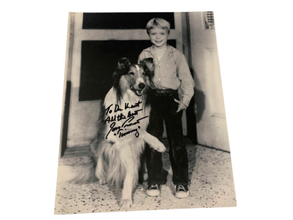 Signed Jon Provost Timmy Martin 8x10 Photo Black White Lassie Personalized Autograph