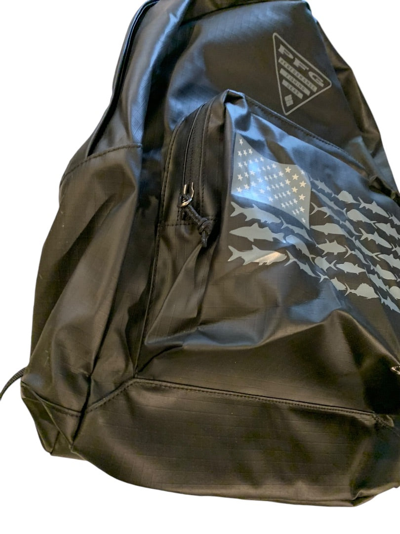 Columbia New PFG PHG ZigZag 22L Backpack Black American Flag