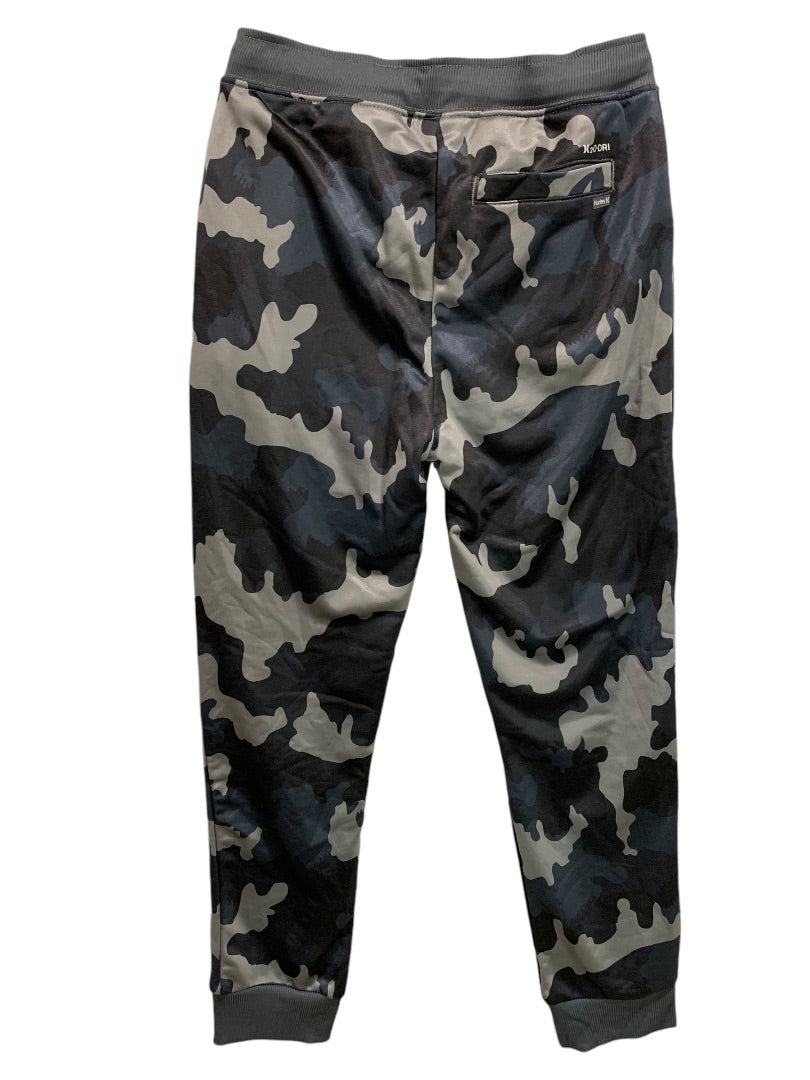 Medium Hurley Youth Boys New Gray Camo Jogger Pants