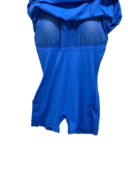 Large 90 Degree by Reflex New Tennis Dress with Body Suit Liner Strong Blue