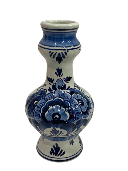 Vintage Delft Blue Handpainted Vase 8 Inch Holland