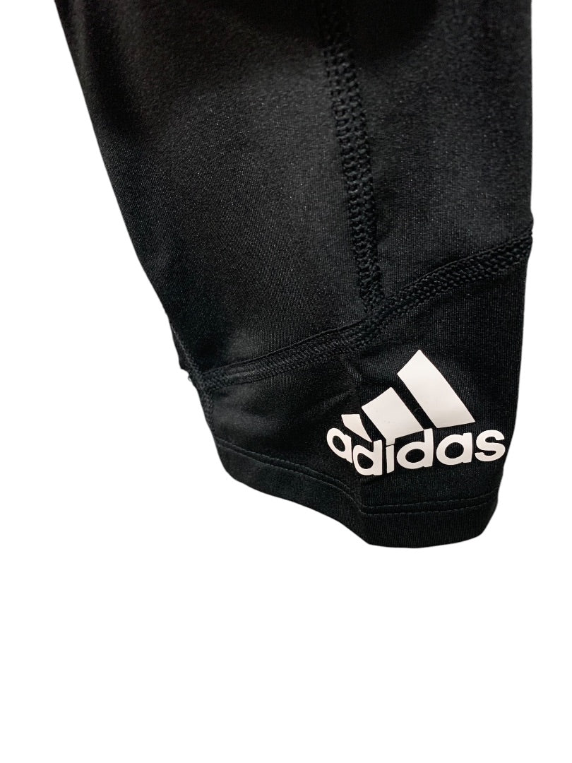 Small Adidas Mens New Black Training Tights 3/4 Length Tech Fit GM5034