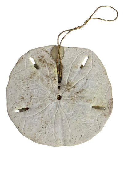 Sand Dollar Vintage Christmas Ornament Sparkly Duck Poinsettia