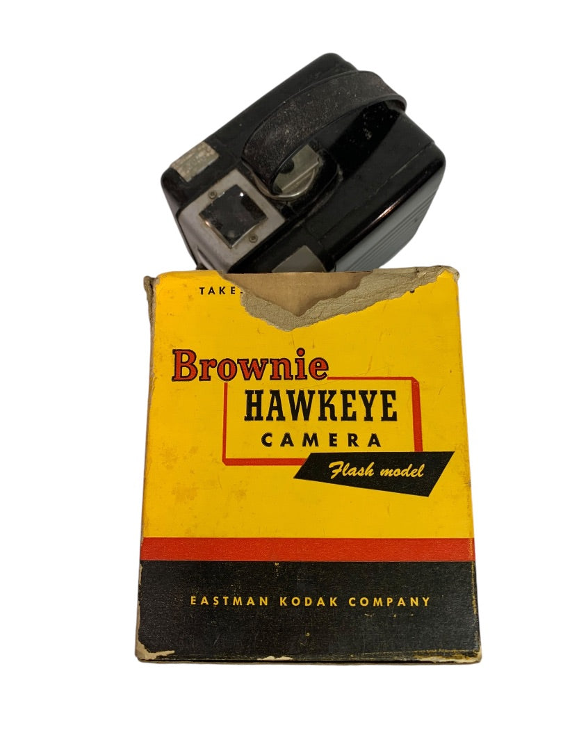 1950s Eastman Kodak Brownie Hawkeye Camera Flash Model Box Instructions