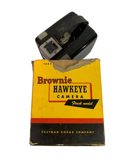 1950s Eastman Kodak Brownie Hawkeye Camera Flash Model Box Instructions