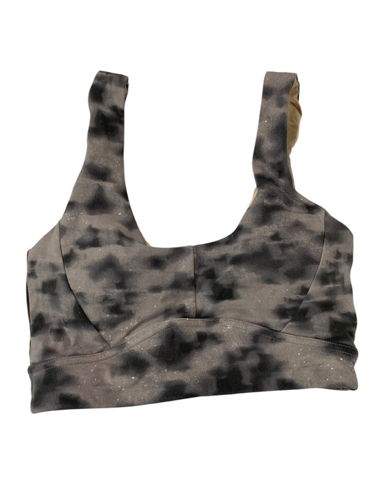 Small Varley Elsie Sports Bra in Concrete Leaf Removable Pads