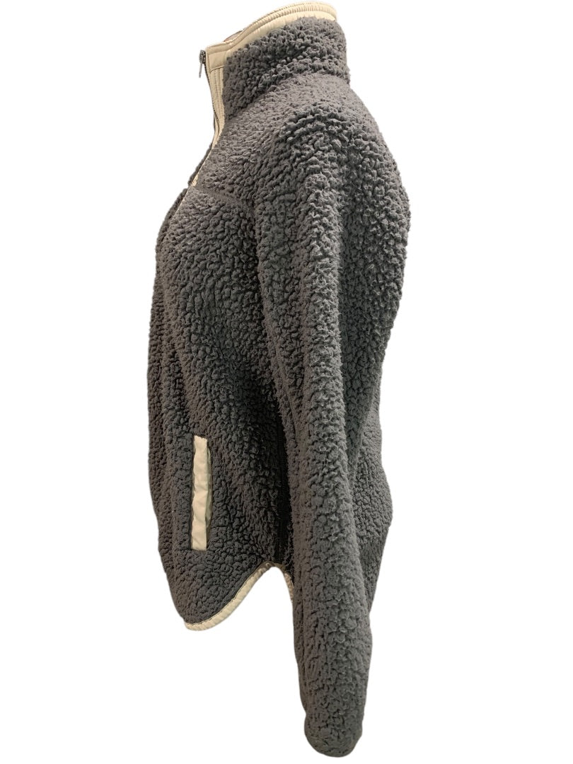 Small Abercrombie & Fitch Womens Pullover Soft Sherpa Jacket