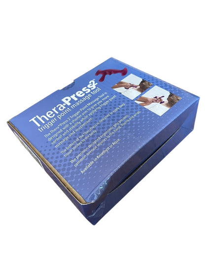 Thera Press 2 Trigger Point Massage Tool Cranberry NEW