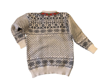 Small Norwegian Wool Pullover Sweater Pattern Norway Unisex