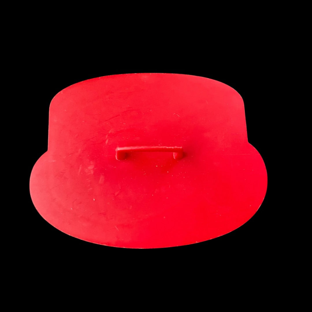 Tupperware 1970s Red Plastic Cookie Cutter USA Happy Birthday Cake
