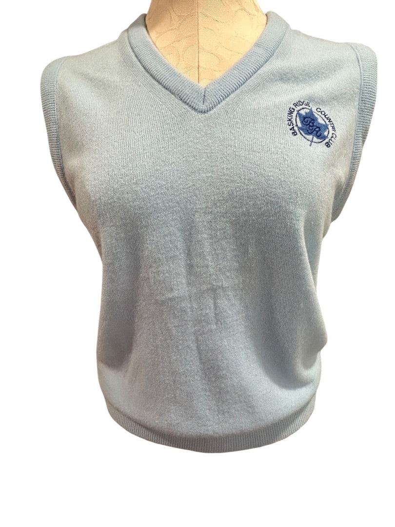 Medium Lady Pickering Sweater Vest Vintage Basking Ridge Country Club 1950s