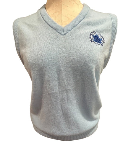 Medium Lady Pickering Sweater Vest Vintage Basking Ridge Country Club 1950s