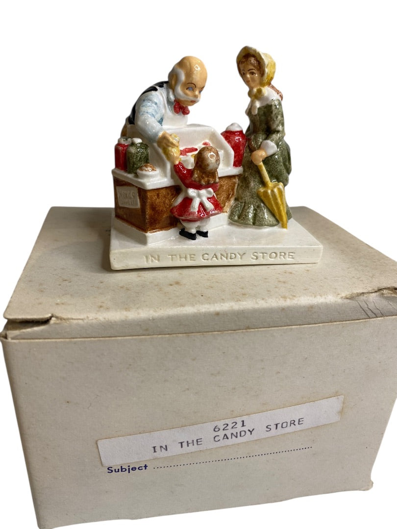 Sebastian Miniatures In the Candy Store Signed Figurine Vintage 6221