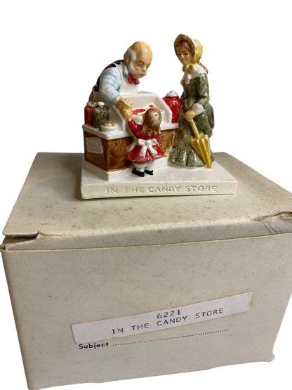 Sebastian Miniatures In the Candy Store Signed Figurine Vintage 6221